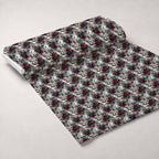 Crimson Thorns Pattern 4 Fleece Fabric — fleece fabric unrolled bolt preview (mv-fleece-v1:bolt)