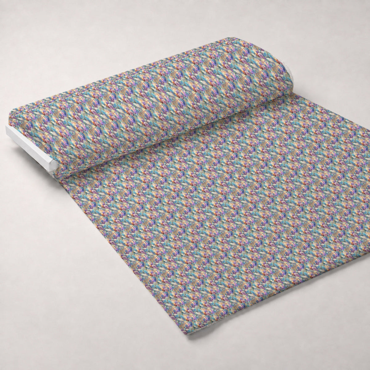 Crystal Shimmer Pattern 1 Fleece Fabric — fleece fabric unrolled bolt preview (mv-fleece-v1:bolt)