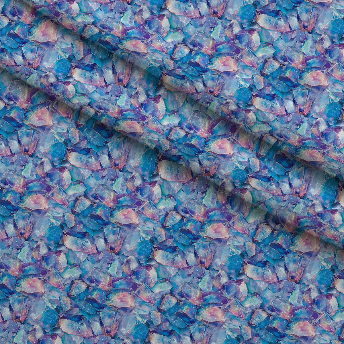 Crystal Shimmer Pattern 2 Fleece Fabric — fleece fabric folded close-up preview (mv-fleece-v1:lying)