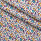 Crystal Shimmer Pattern 3 Fleece Fabric — fleece fabric folded close-up preview (mv-fleece-v1:lying)