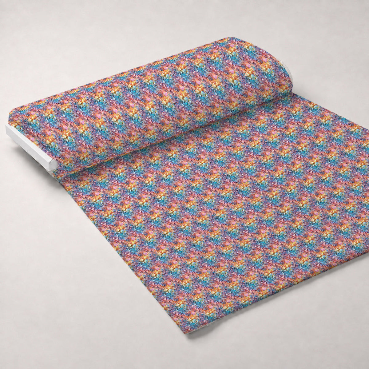 Crystal Shimmer Pattern 7 Fleece Fabric — fleece fabric unrolled bolt preview (mv-fleece-v1:bolt)