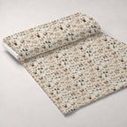 Cubist Canines Pattern 1 Fleece Fabric — fleece fabric unrolled bolt preview (mv-fleece-v1:bolt)