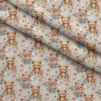 Cuddly Cubs Pattern 3 Fleece Fabric — fleece fabric folded close-up preview (mv-fleece-v1:lying)