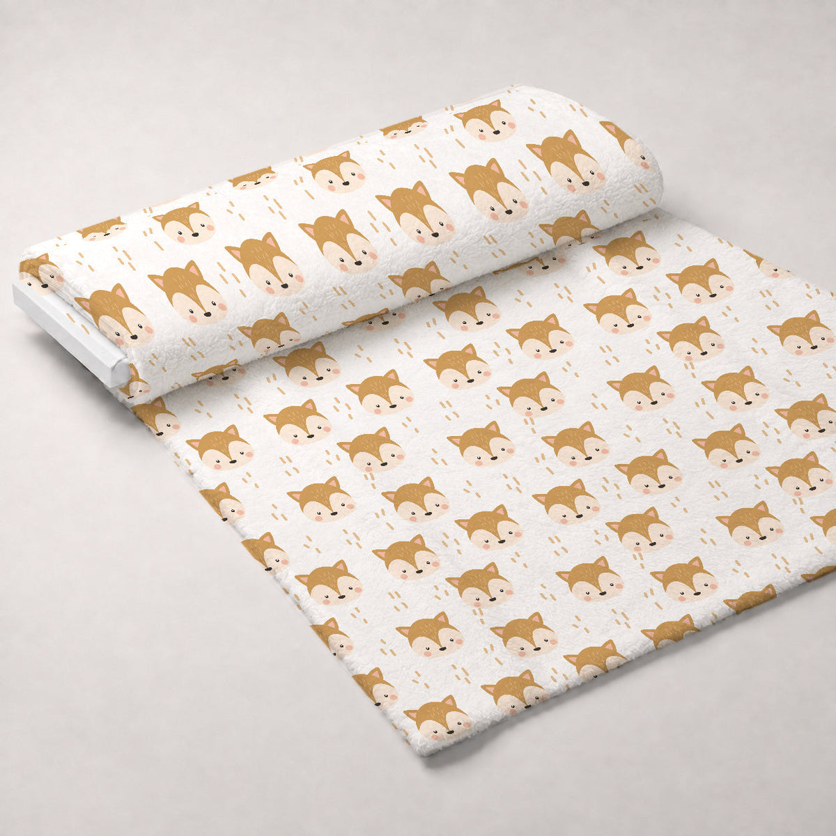 Daisy Den Pattern 4 Fleece Fabric — fleece fabric unrolled bolt preview (mv-fleece-v1:bolt)
