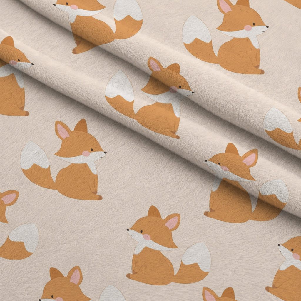 Daisy Den Pattern 5 Fleece Fabric — fleece fabric folded close-up preview (mv-fleece-v1:lying)