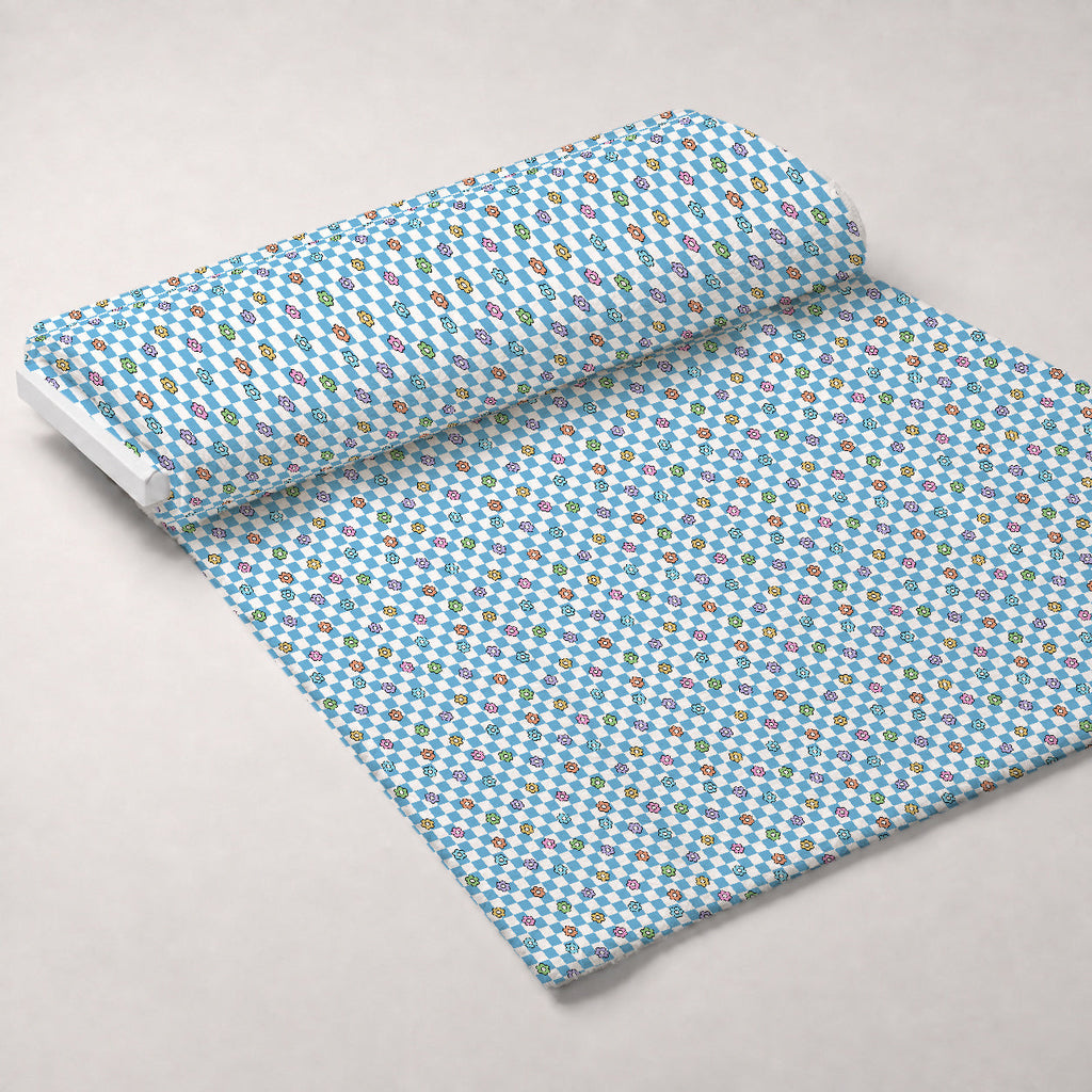 Daisyboard Daydream Pattern 5 Fleece Fabric — fleece fabric unrolled bolt preview (mv-fleece-v1:bolt)