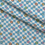 Daisyboard Daydream Pattern 5 Fleece Fabric — fleece fabric folded close-up preview (mv-fleece-v1:lying)