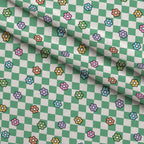 Daisyboard Daydream Pattern 8 Fleece Fabric — fleece fabric folded close-up preview (mv-fleece-v1:lying)