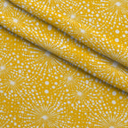 Dandelion Sparklers Pattern 16 Fleece Fabric — fleece fabric folded close-up preview (mv-fleece-v1:lying)
