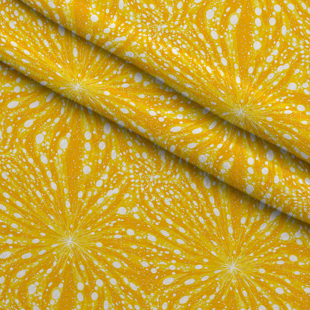 Dandelion Sparklers Pattern 18 Fleece Fabric — fleece fabric folded close-up preview (mv-fleece-v1:lying)