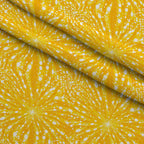 Dandelion Sparklers Pattern 18 Fleece Fabric — fleece fabric folded close-up preview (mv-fleece-v1:lying)