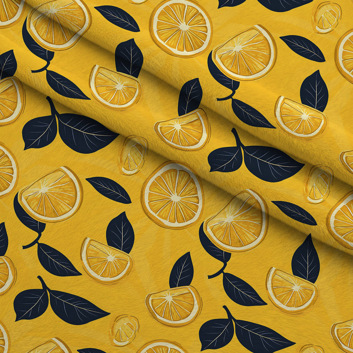 Dandelion Sparklers Pattern 8 Fleece Fabric — fleece fabric folded close-up preview (mv-fleece-v1:lying)
