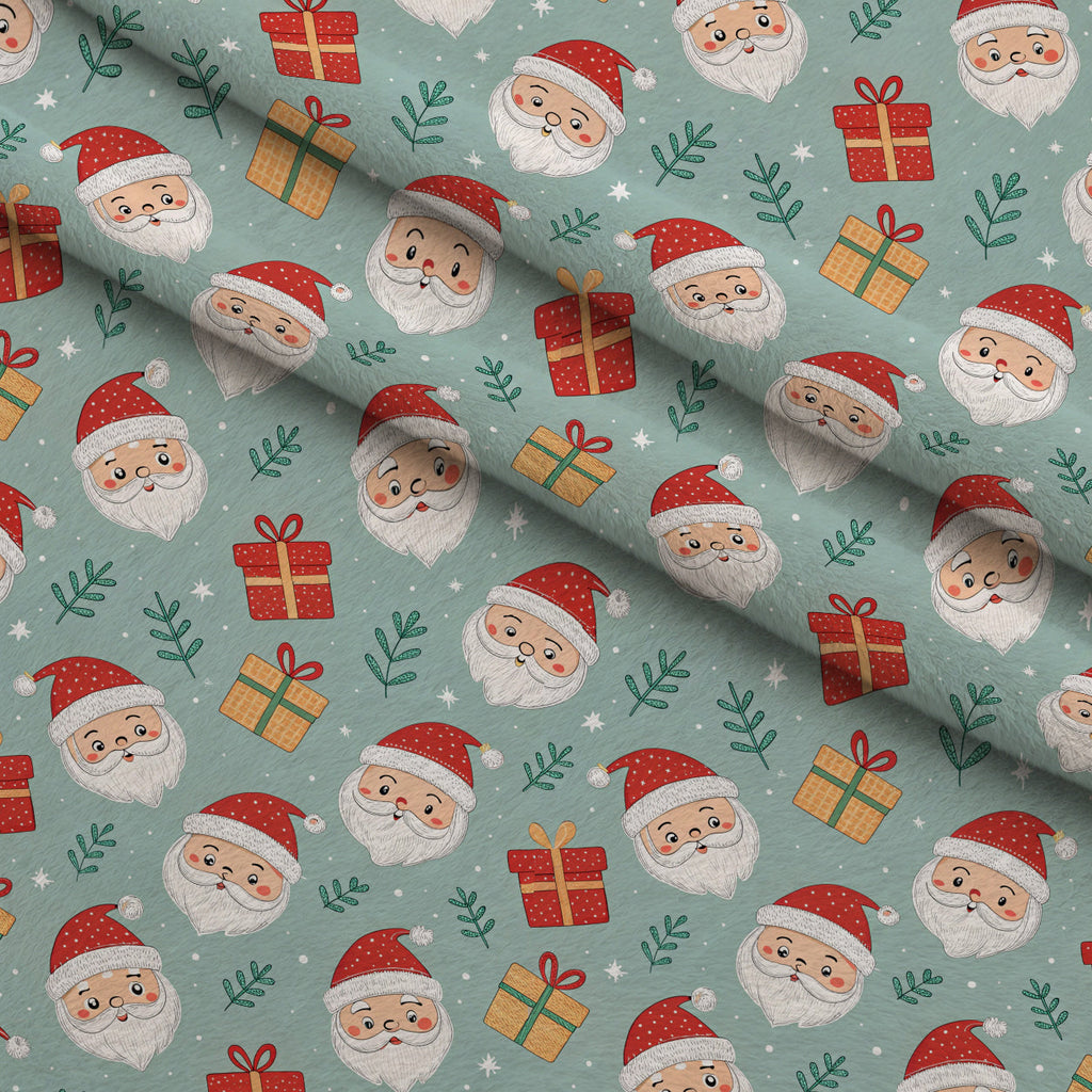 Dear Santa Pattern 10 Fleece Fabric — fleece fabric folded close-up preview (mv-fleece-v1:lying)