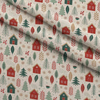 Dear Santa Pattern 15 Fleece Fabric — fleece fabric folded close-up preview (mv-fleece-v1:lying)