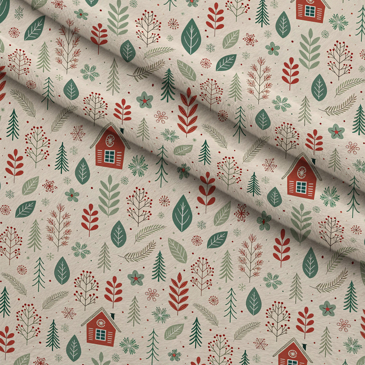 Dear Santa Pattern 16 Fleece Fabric — fleece fabric folded close-up preview (mv-fleece-v1:lying)