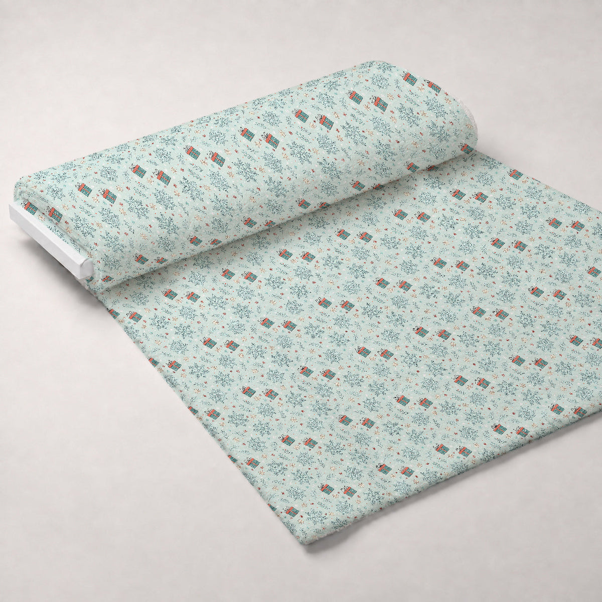 Dear Santa Pattern 19 Fleece Fabric — fleece fabric unrolled bolt preview (mv-fleece-v1:bolt)
