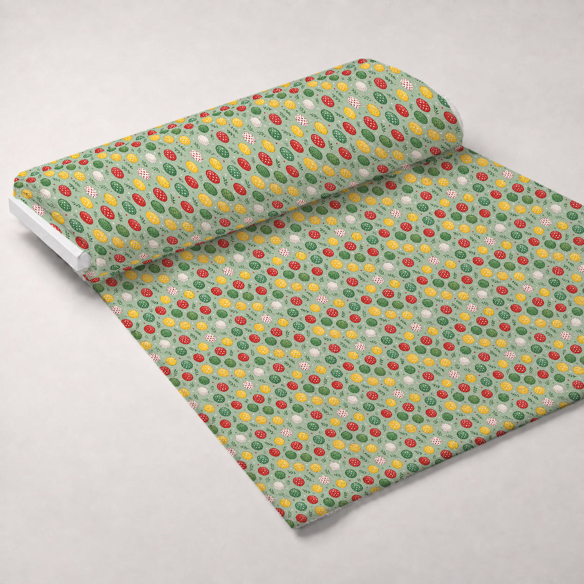 Dear Santa Pattern 3 Fleece Fabric — fleece fabric unrolled bolt preview (mv-fleece-v1:bolt)