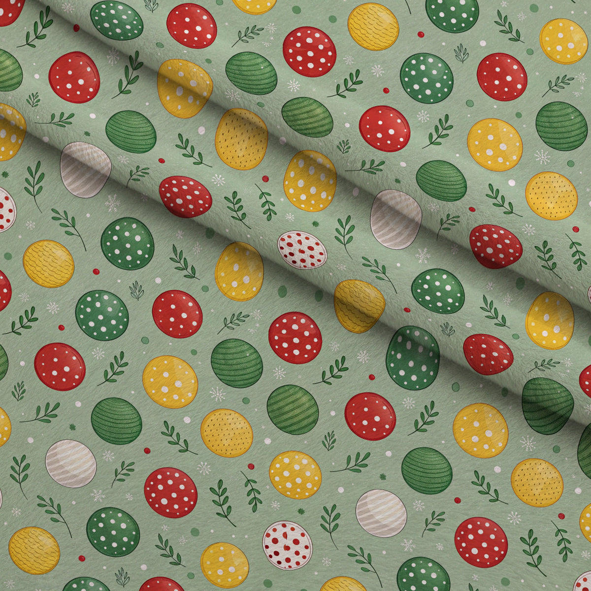 Dear Santa Pattern 3 Fleece Fabric — fleece fabric folded close-up preview (mv-fleece-v1:lying)