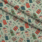 Dear Santa Pattern 5 Fleece Fabric — fleece fabric folded close-up preview (mv-fleece-v1:lying)