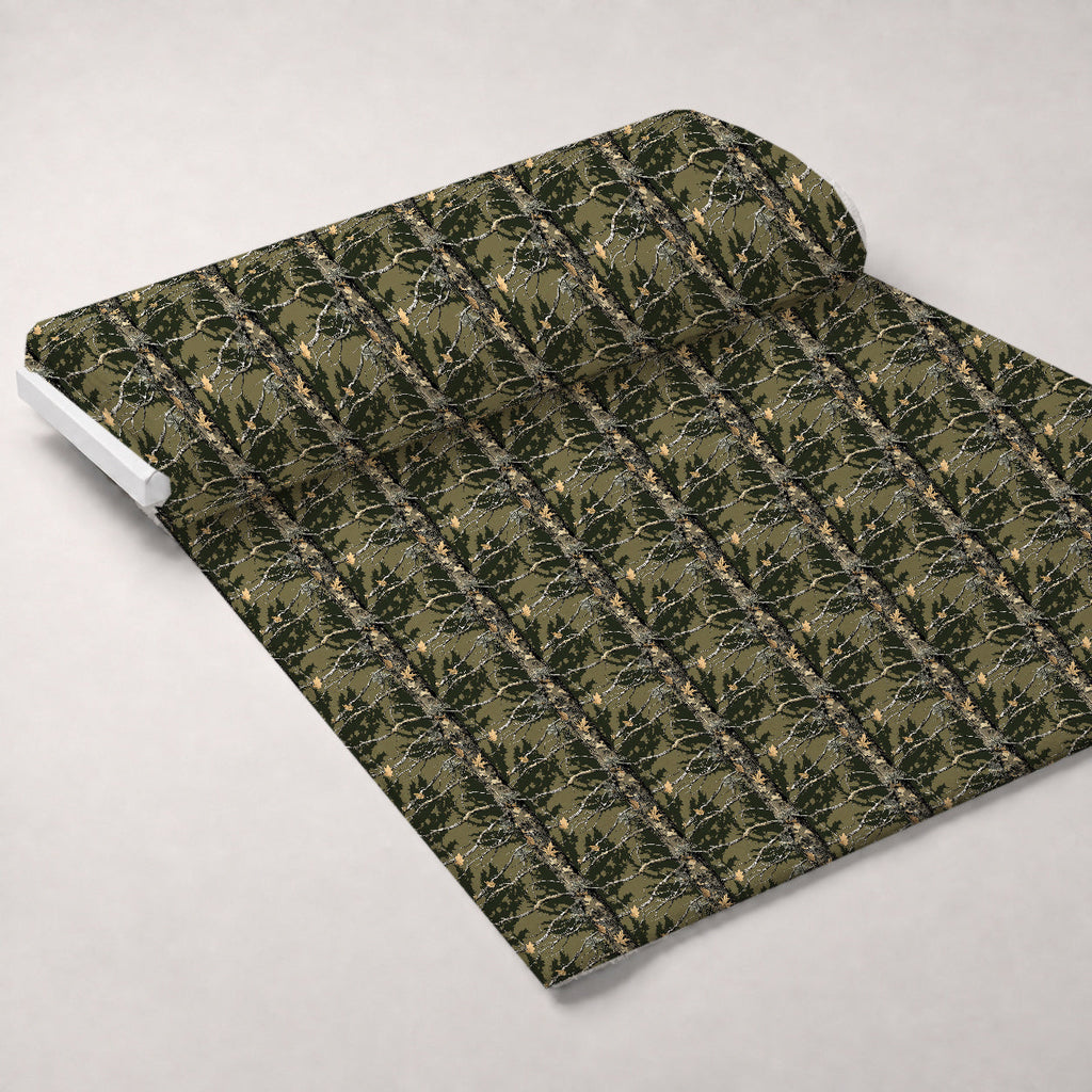 Deep Woods Pattern 2 Fleece Fabric — fleece fabric unrolled bolt preview (mv-fleece-v1:bolt)