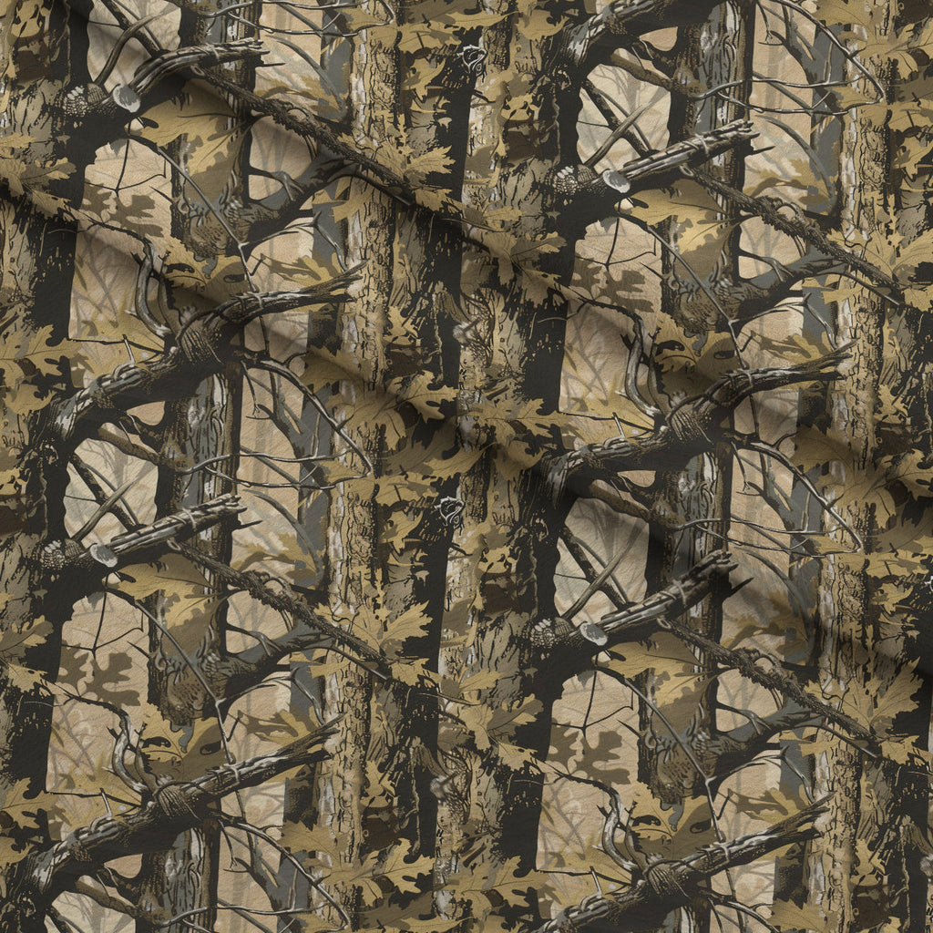 Deep Woods Pattern 5 Fleece Fabric — fleece fabric folded close-up preview (mv-fleece-v1:lying)