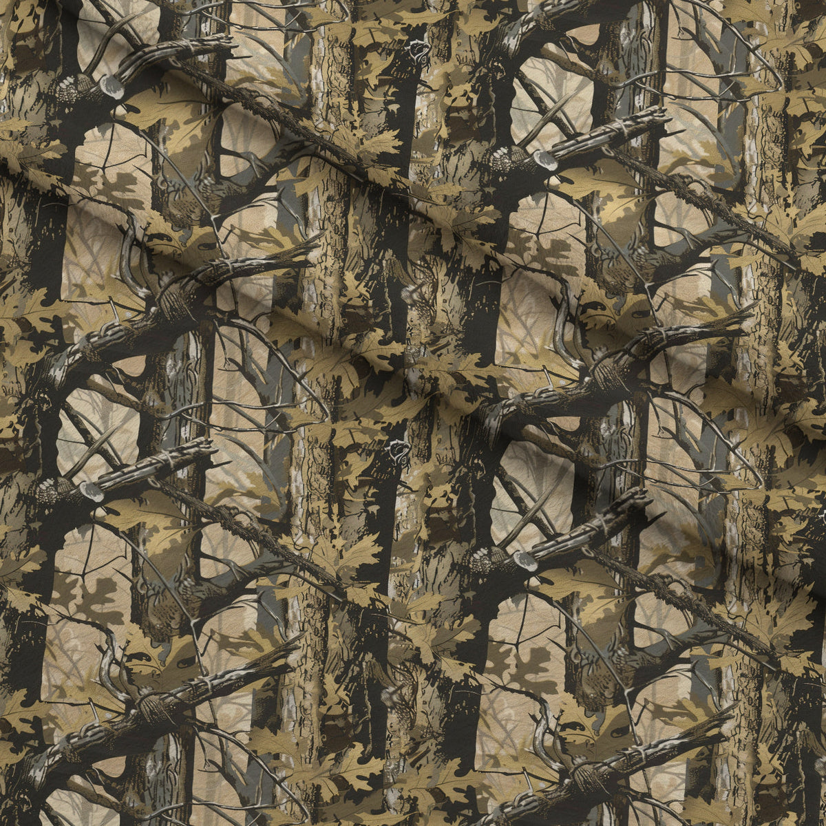 Deep Woods Pattern 5 Fleece Fabric — fleece fabric folded close-up preview (mv-fleece-v1:lying)