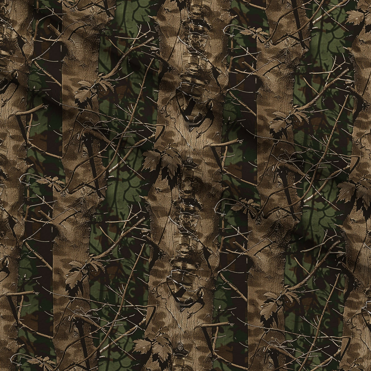 Deep Woods Pattern 6 Fleece Fabric — fleece fabric folded close-up preview (mv-fleece-v1:lying)