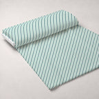 Diagonal Stripes Mint and Teal Fleece Fabric — fleece fabric unrolled bolt preview (mv-fleece-v1:bolt)