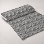 Doodle Garden Pattern 10 Fleece Fabric — fleece fabric unrolled bolt preview (mv-fleece-v1:bolt)