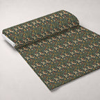 Dragon Garden Pattern 2 Fleece Fabric — fleece fabric unrolled bolt preview (mv-fleece-v1:bolt)