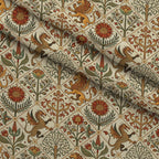 Dragon Garden Pattern 7 Fleece Fabric — fleece fabric folded close-up preview (mv-fleece-v1:lying)