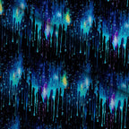 Dripping Blue Liquid Pattern 5 Fleece Fabric — fleece fabric folded close-up preview (mv-fleece-v1:lying)
