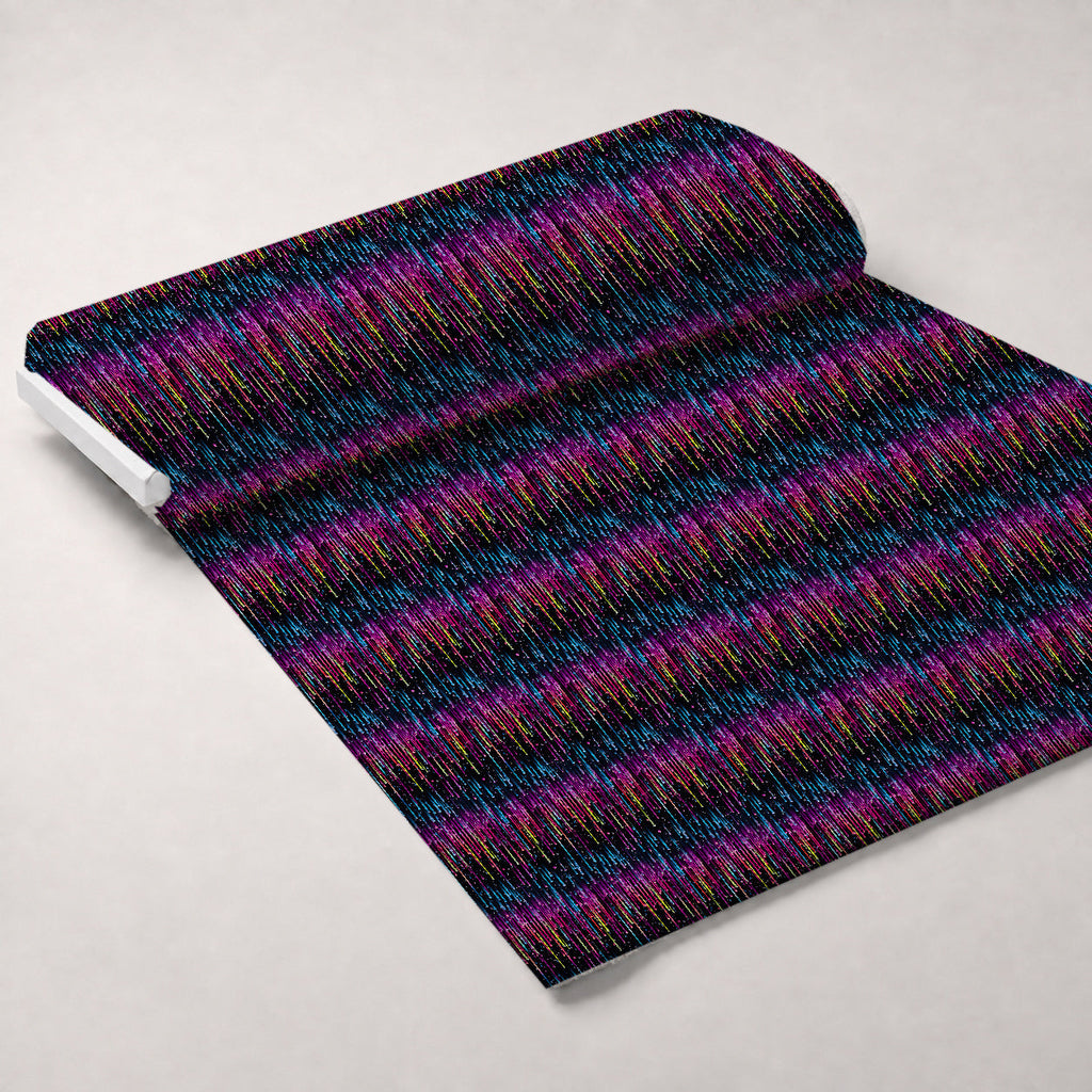 Dripping Rainbow Liquid Pattern 12 Fleece Fabric — fleece fabric unrolled bolt preview (mv-fleece-v1:bolt)