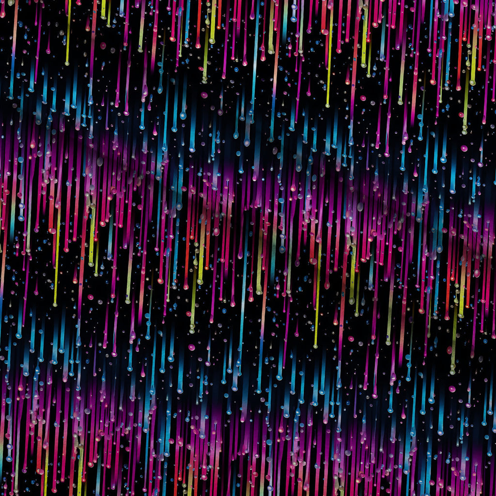 Dripping Rainbow Liquid Pattern 12 Fleece Fabric — fleece fabric folded close-up preview (mv-fleece-v1:lying)