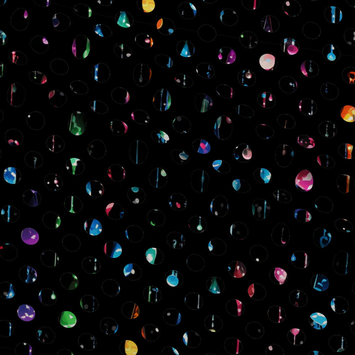 Dripping Rainbow Liquid Pattern 21 Fleece Fabric — fleece fabric folded close-up preview (mv-fleece-v1:lying)