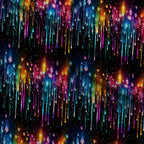 Dripping Rainbow Liquid Pattern 3 Fleece Fabric — fleece fabric folded close-up preview (mv-fleece-v1:lying)