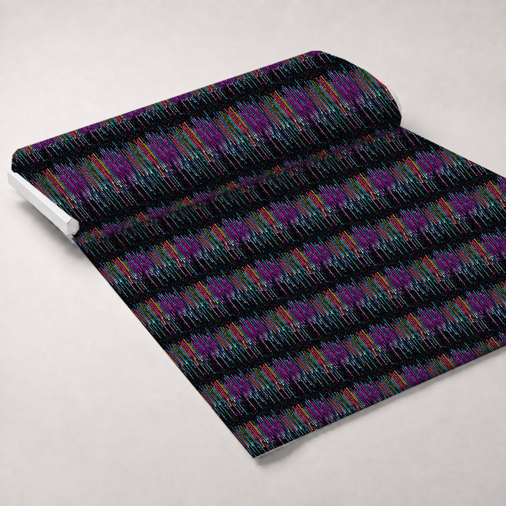 Dripping Rainbow Liquid Pattern 6 Fleece Fabric — fleece fabric unrolled bolt preview (mv-fleece-v1:bolt)