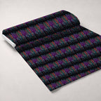 Dripping Rainbow Liquid Pattern 6 Fleece Fabric — fleece fabric unrolled bolt preview (mv-fleece-v1:bolt)