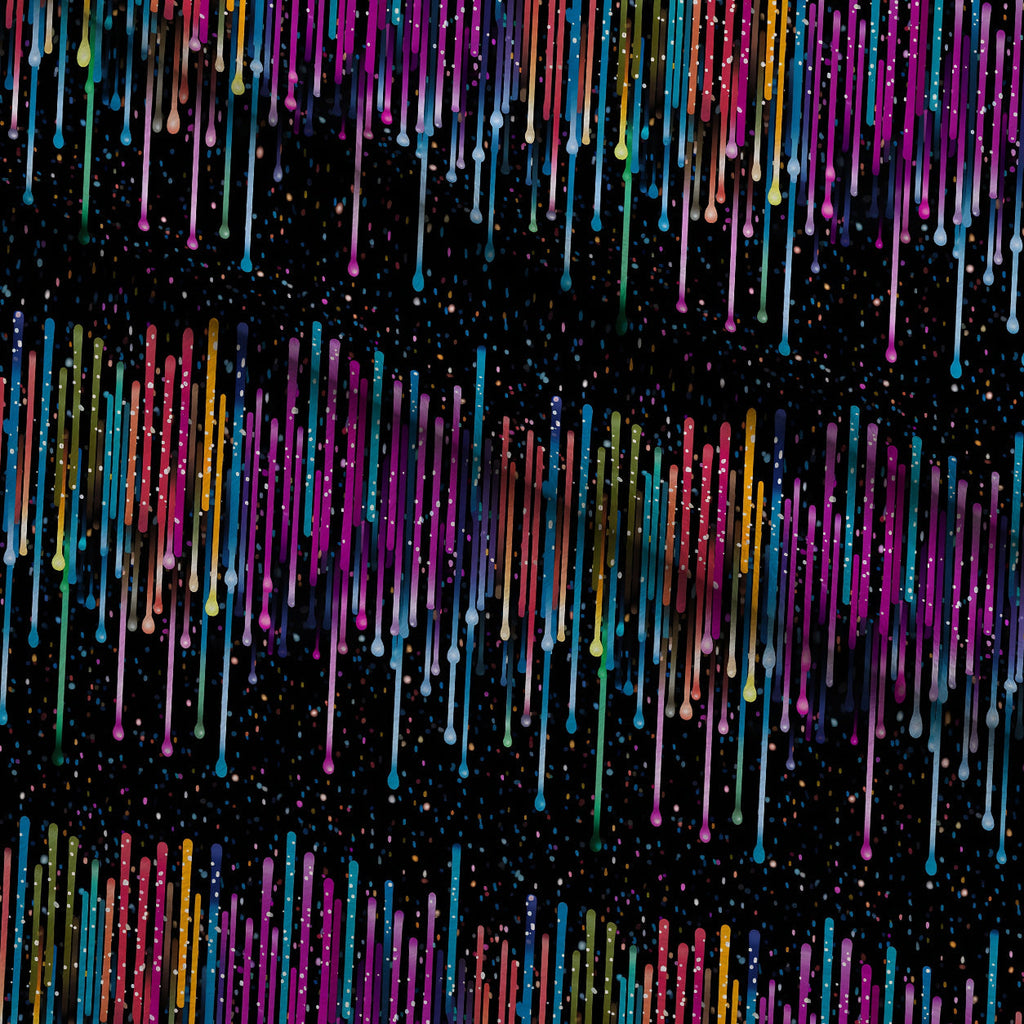 Dripping Rainbow Liquid Pattern 6 Fleece Fabric — fleece fabric folded close-up preview (mv-fleece-v1:lying)