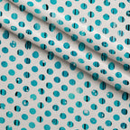 Dripping Turquoise Liquid Pattern 10 Fleece Fabric — fleece fabric folded close-up preview (mv-fleece-v1:lying)