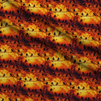 Dusk Silhouettes Pattern 10 Fleece Fabric — fleece fabric folded close-up preview (mv-fleece-v1:lying)