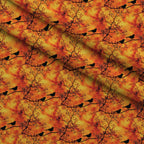 Dusk Silhouettes Pattern 2 Fleece Fabric — fleece fabric folded close-up preview (mv-fleece-v1:lying)