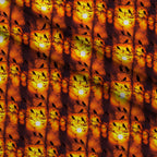Dusk Silhouettes Pattern 4 Fleece Fabric — fleece fabric folded close-up preview (mv-fleece-v1:lying)