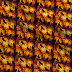 Dusk Silhouettes Pattern 9 Fleece Fabric — fleece fabric folded close-up preview (mv-fleece-v1:lying)
