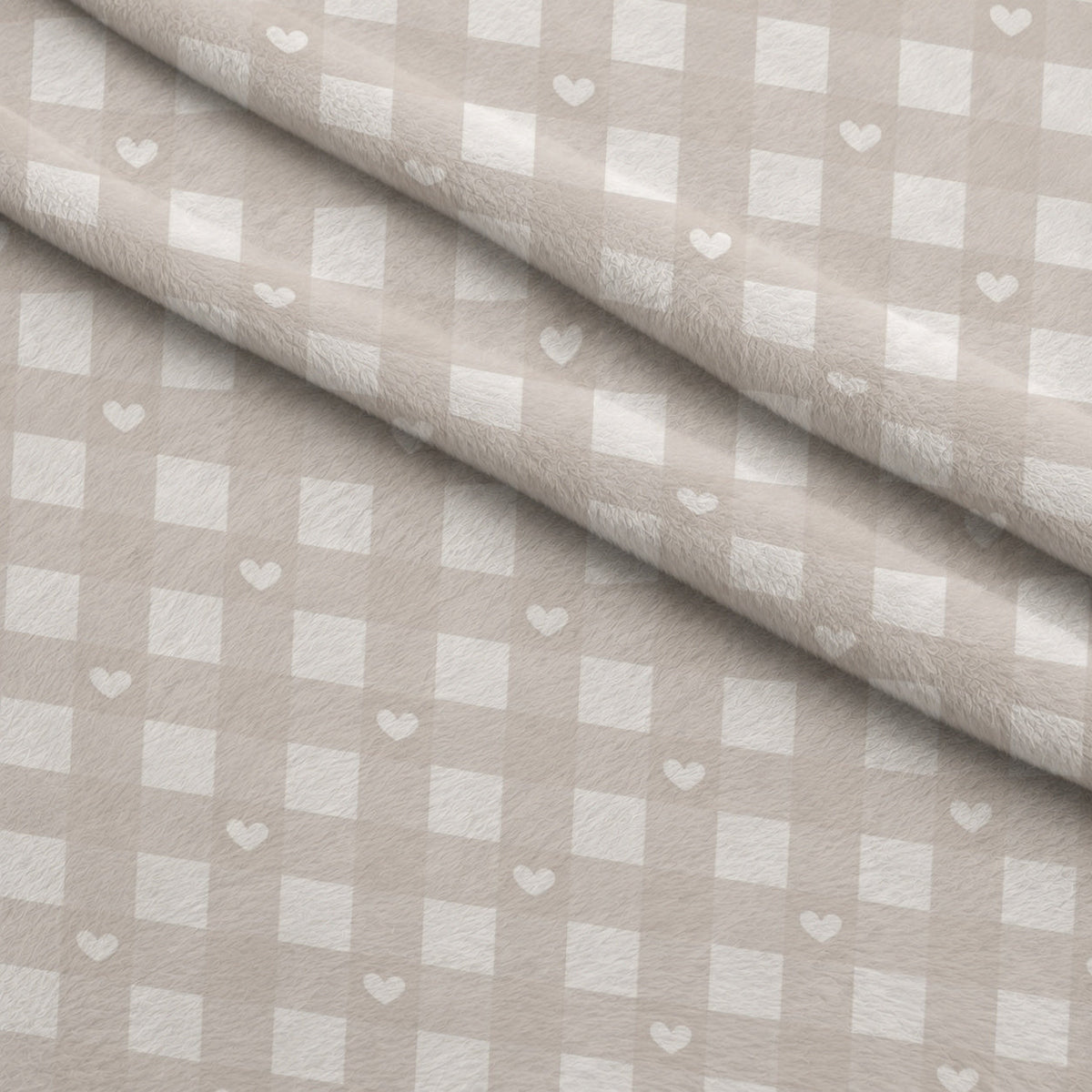 Dusty Blue Hearts Pattern 10 Fleece Fabric — fleece fabric folded close-up preview (mv-fleece-v1:lying)