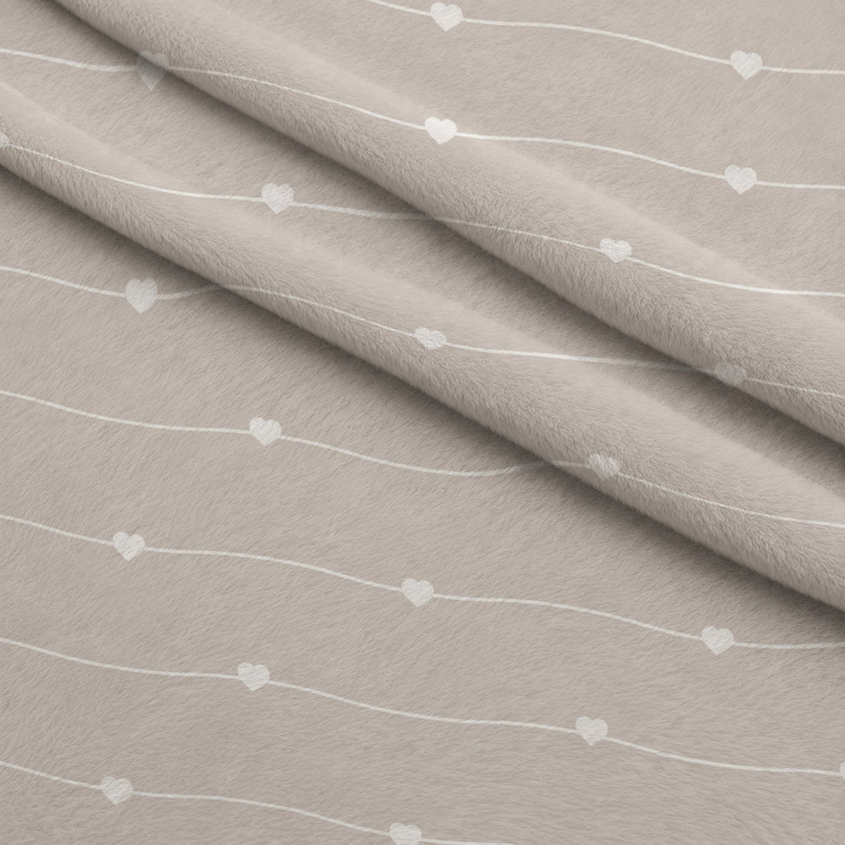 Dusty Blue Hearts Pattern 12 Fleece Fabric — fleece fabric folded close-up preview (mv-fleece-v1:lying)