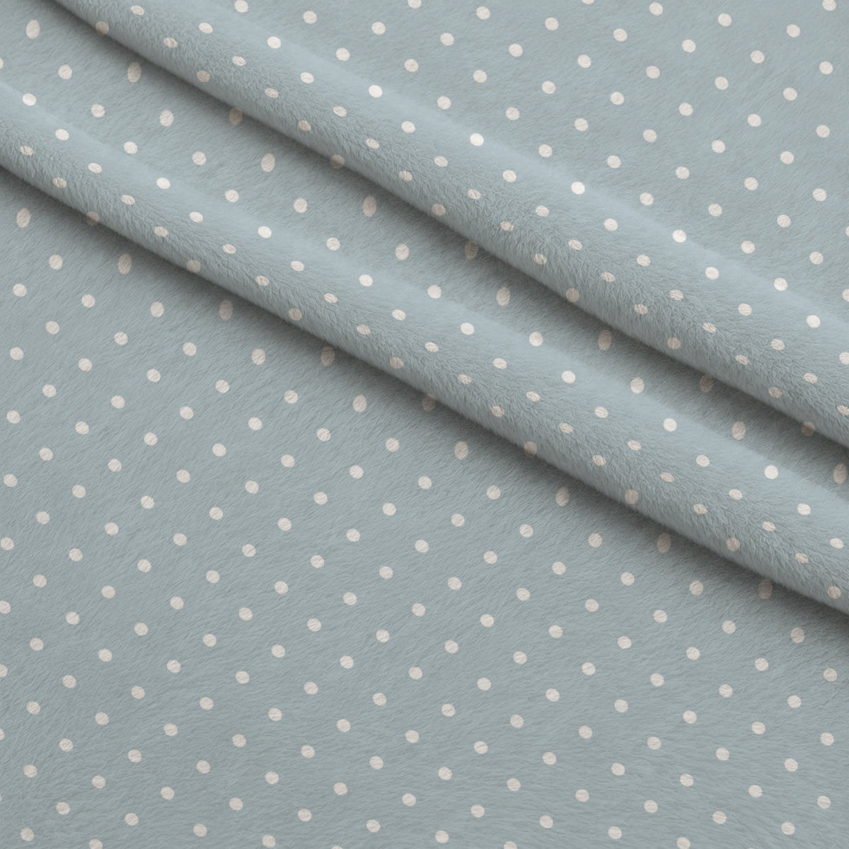 Dusty Blue Hearts Pattern 13 Fleece Fabric — fleece fabric folded close-up preview (mv-fleece-v1:lying)