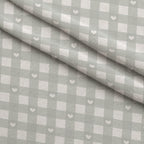 Dusty Blue Hearts Pattern 2 Fleece Fabric — fleece fabric folded close-up preview (mv-fleece-v1:lying)