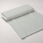 Dusty Blue Hearts Pattern 3 Fleece Fabric — fleece fabric unrolled bolt preview (mv-fleece-v1:bolt)