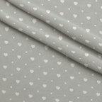 Dusty Blue Hearts Pattern 3 Fleece Fabric — fleece fabric folded close-up preview (mv-fleece-v1:lying)